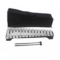 Clear, Rich Sound 15-Note Colorful Metallophone Well-Tuned Cased Xylophone Set Child-Safe Mallets Glockenspiel Color-Coded Notes for Preschoolers, Music Beginners, cateand proceedryroom, Kindergarten, Daycare Centers, Playroom