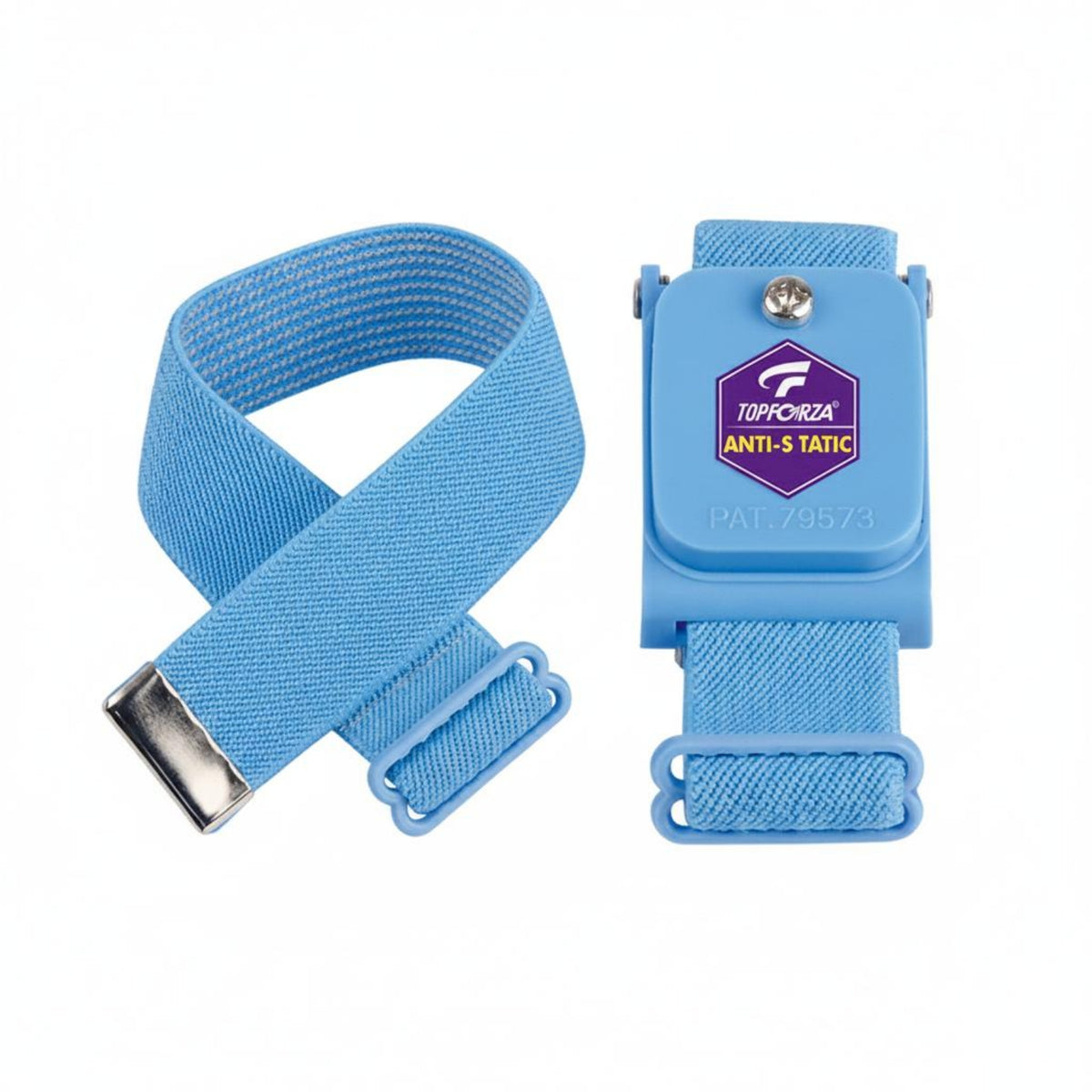 Lightweight Wireless Anti-Static Wrist Strap Reusable Cordless ESD Wristband High Temperature Resistant Cordless Antistatic Band Adjustable Fit for Electronics Technicians, Factory Workers, Laboratory, Cleanroom, Production Line