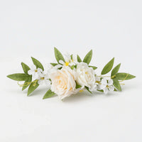 Horizontal Artificial Flower Cake Topper Layered Rose Cake Decoration Reusable Decorations Easy to Use for Bakers, Dessert Table