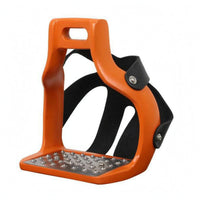 Horse Stirrups Metal Footplate Stirrups Molded Riding Gear
