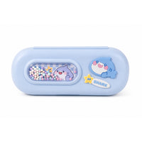 Pencil Case Hard-Shell Pencil Box Stationery Box with Compartments Cute Storage Organizer Cartoon for Students, School