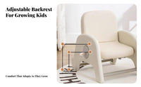 Ergonomic Backrest Height-Adjustable child's Seat Sturdy Construction Adjustable-Height child's Seat Stable Design childs' Furniture Easy to Clean for Toddlers, Infants, Teachers, Kindergarten, Nursery, Daycare, Playroom