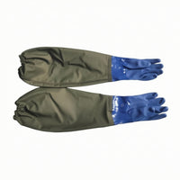 Waterproof Long Sleeve Work Gloves Heavy-Duty Gloves with Non-Slip Grip Wear-Resistant Thickened for Dishwashing