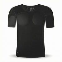 Fake Muscle Shirt Slimming Muscle Shirt with Padding Seamless Figure Contouring Undershirt for Men, Actors, Cosplay, Stage Performance