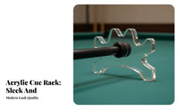 Branched Pool Bridge Head Lightweight Moosehead Cue Rest Transparent Pool Stick Holder