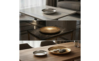 Decorative Tray Textured Fruit Tray Irregular Decorative Dish for Coffee Table, Entryway Console