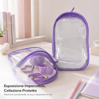 PVC Dustproof Storage Bag for 15cm Cotton Dolls, Thickened Portable Carrier for Outings