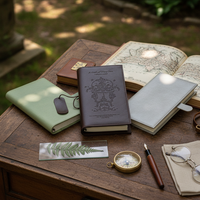 Vintage Garden TN Standard Portable Travel Journal Notebook Leather Diary