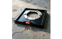 Rotating Seat Base Plate Rotatable Swivel Seat Base with Release Lever Stable Swivel Mount for Recreational Vehicle Builders