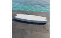 Non-Slip Swimming Pool Ladder Step Replacement Curved Swimming Pool Ladder Rung Replacement Molded Plastic Easy to Install