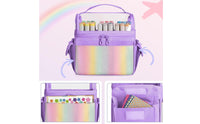 Art Marker Organizer Bag Large Capacity Marker Storage Bag Adjustable Shoulder Strap for Students, Kids