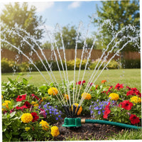 360 Degree Garden Sprinkler Adjustable Nozzles 360-Degree Garden Sprinkler Lawn Irrigator Even Watering Irrigation Equipment