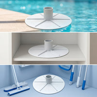Pool Skimmer Vacuum Plate Replacement Skimmer Vacuum Plate with Connector Reinforced Round