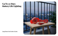 Wireless LED Lantern, Remote Control, Waterproof Red Outdoor, 2026 New Year
