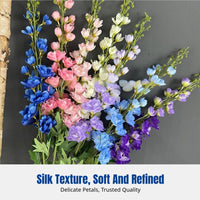 Artificial Delphinium, Single Stem, French Style, Wedding Decor, Home Arrangement, Realistic Silk Flower