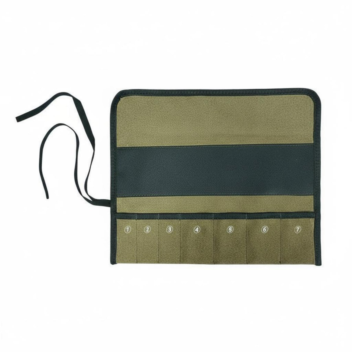 Canvas Tool Roll Portable Roll-up Tool Pouch Scratch Resistant Hardware Storage for Craftsmen