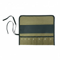 Canvas Tool Roll Portable Roll-up Tool Pouch Scratch Resistant Hardware Storage for Craftsmen