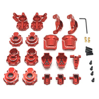 Steering Joints with C-Shaped Hubs Metal RC Car Modification Kit CNC Machined Crawler Axle Parts for 1/10 R1001 R1002 R1003