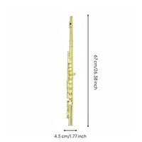 16 Hole Flute Beginner-Friendly C Flute in C Smooth Tone Wind Instrument for Adults, Performance, Educational Music Ensemble