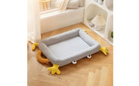 Frog Pet Bed Cartoon Frog-Themed Pet Bed Bed Cute for Young Dogs, Kittens, Living Room, Home