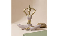 Meditation Figurine Seated Pose Meditating Figurine Smooth Meditation Statue