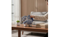 Horse Piggy Bank Ceramic Horse Change Bank Porcelain Style for Collectors, Shelf, Desk