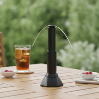 Telescoping Tabletop Fan Retractable Fan with Flexible Blades for Dining Table, Kitchen
