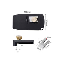 Compact Wood Edge Trimmer Adjustable Chamfering Tool Easy to Use Edge Trimming Tool Smooth for Woodworkers, Carpenters