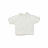 Casual Design Miniature Button-up Shirt with Pocket Short Sleeve Doll Top Toy Accessory for Hobbyists