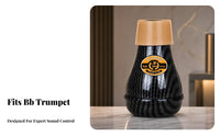 Compact Plastic Trumpet Mute Secure Bell Grip Conical Trumpet Mute