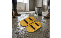 Perforated Concrete Polishing Shoes Adjustable Straps Floor Finishing Shoes Flat Sole Floor Polishing Shoe Wear-Resistant