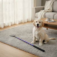 Ergonomic Dog Training Stick with Leather Grip Lightweight Dog Training Stick Accurate Tool Quick for Pet Trainers