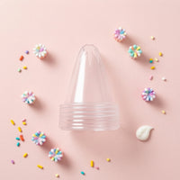 Star Piping Tip Translucent Decorating Tip with Threaded Base Tapered