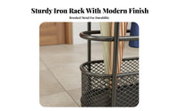 Freestanding Umbrella Rack Removable Water Tray Metal Umbrella Stand Holds Long & Short Parasols Large Capacity for Home, Lobby