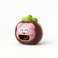 Plastic Pretend Feeding Toy Glossy Toy with Feeding Slot Handheld Play Figure Compact for Toddlers, Kids, Home, Daycare