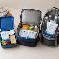 Disposable Self-Sealing Ice Pack for Food Delivery and Refrigeration