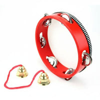 Lightweight Design Ribboned Tambourine Portable chime Drum with Ribbons Traditional and design Dance Accessory Easy to Play for Childregardingn, artists, Beginners, regardinghearsal, Party, Photo Shoots, Karaoke