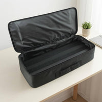 Zippered Guitar Pedal Board Padded Effects Pedal Board Built-in Handle Pedalboard Carry Case Hinged Lid for Guitarists, Musicians