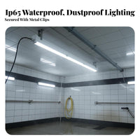LED Tri-Resistant Light Low Temperature Resistant Water Resistant Tube Light Dust Resistant Linear Workshop Lamp for Contr Alternating Current Tors