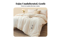 Soybean Fiber Quilt Moisture-Wicking Soybean Protein Filled Comforter for Adults