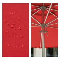 Offset Patio Umbrella Outdoor Cantilever Patio Umbrella Commercial Canopy with X-Shaped Base for Cafes, Vendors, Patios, Storefronts, Sidewalk Stalls