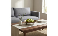 fruit Tray with Legs Irregular Aluminum Tray Shallow for Console