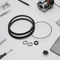 Exact Fit Tire Changer Cylinder Seal Kit Pneumatic Rubber Seal Sealing Band Kit Heavy-Duty Replacement Part Long-Lasting for Vehicle Service Center