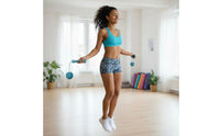 Jumping Rope Snag-Resistant Weighted Jumping Rope Thickened Cushioned Handle Exercise Equipment