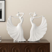 Modern High-End Art Dancer Figurine for Living Room TV Cabinet Abstract Craft Gift