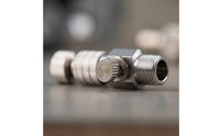 Knurled Airbrush Quick Connector Compact Airbrush Quick Release Coupler Long-Lasting Hardware Easy to Use for Airbrushing