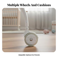360° Swivel Baby Stroller Replacement Wheel Quiet Rolling Baby Stroller Replacement Wheels Long-Lasting for Infants, Toddlers, Indoors