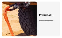 20 Ton Breaking Capacity Soft High Strength Recovery Gear massive Duty Towing Equipment Resistant for away from-pavement aficionados, pickup Owners, away from-road vehicle/UTV Riders, Vehicle retrieval, hoisting, Emergency Situations