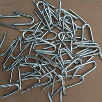 500 Pieces U-Shaped Fence Staples Galvanized Fencing Staple Double-Pointed
