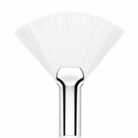 Shaped Face Brush, Professional Facial Treatment for Skincare Routine, Cosmetic Synthetic Bristles for